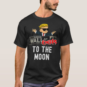 T-shirt Logo Wallstreetbets À La Lune