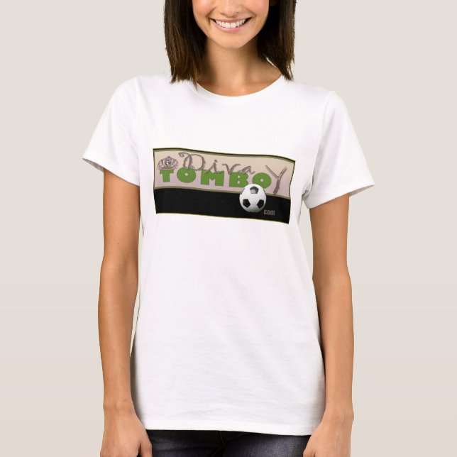 T-shirt Logo web Diva Tomboy (Devant)