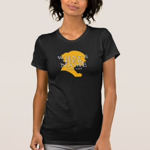 T-shirt Logo What'sHerName - Noir