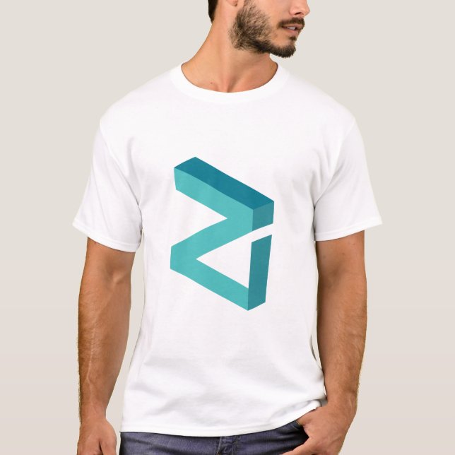 T-shirt Logo zilliqa Crypto zil Altcoin (Devant)