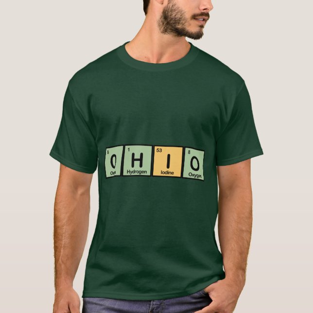 T-shirt L'Ohio a fait des éléments (Devant)