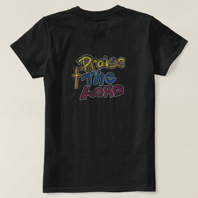 T-shirt Loi chrétienne Tee Louange (Design dos)