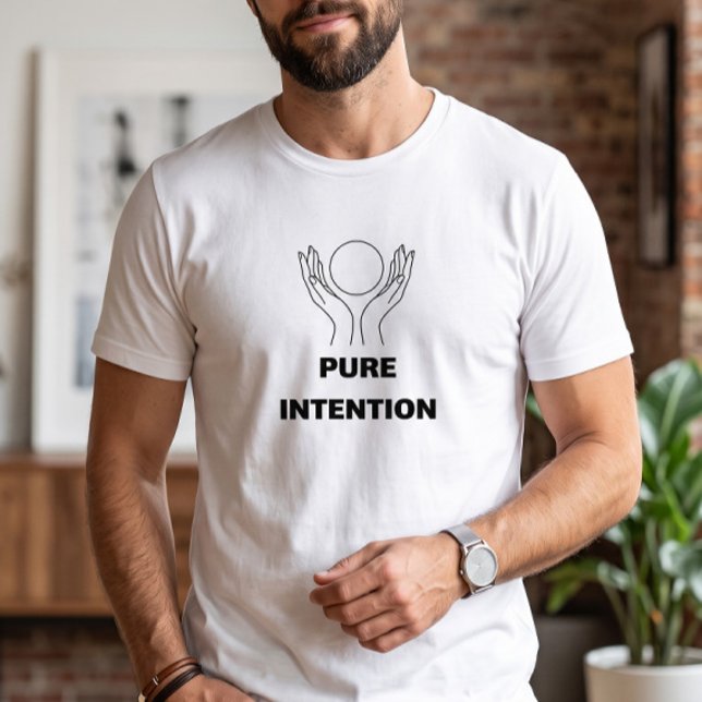 T-shirt Loi d'Attraction Intention Pure Mains Ouvertes (Créateur téléchargé)