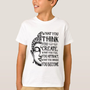 T-shirt Loi d'attraction spirituelle Citation de méditatio