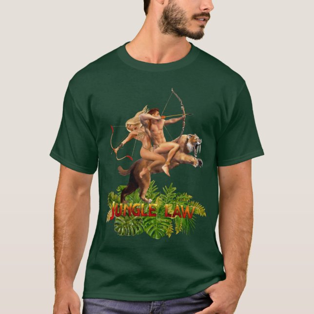T-SHIRT LOI DE LA JUNGLE (Devant)
