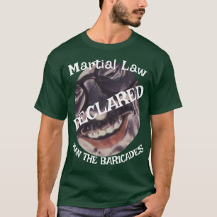 T-shirt Loi martiale déclarée par Trump Na zi Républicains