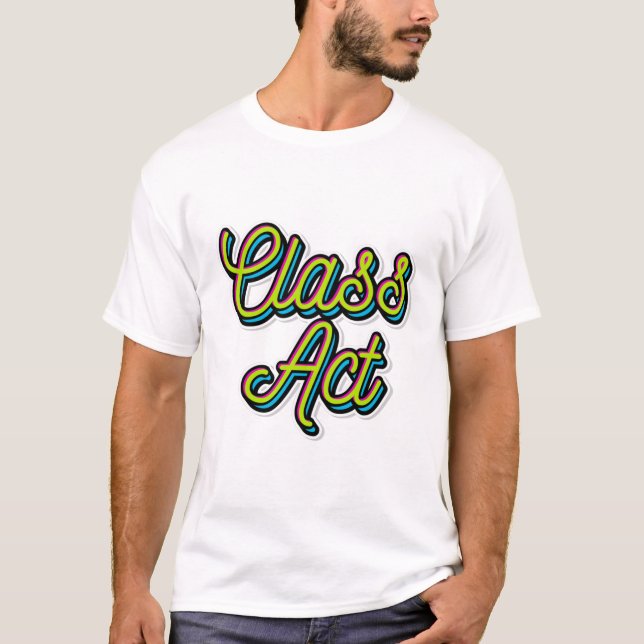 T-shirt Loi sur les classes (Devant)