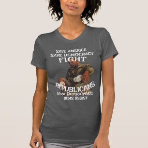 T-SHIRT LOI SUR LES SOINS DE SANTÉ COÛT DÉMOCRATES SANTÉ