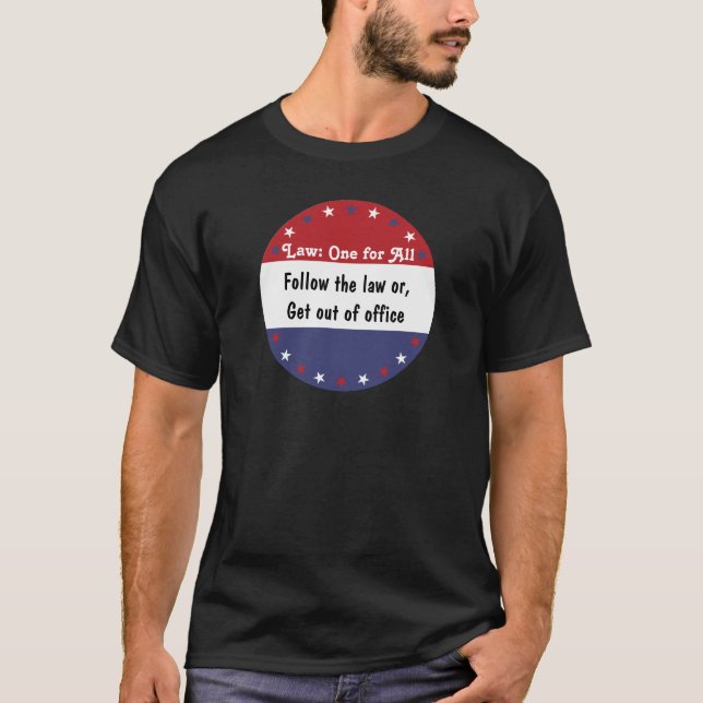 T-shirt Loi : Une pour tous v2 (Devant)