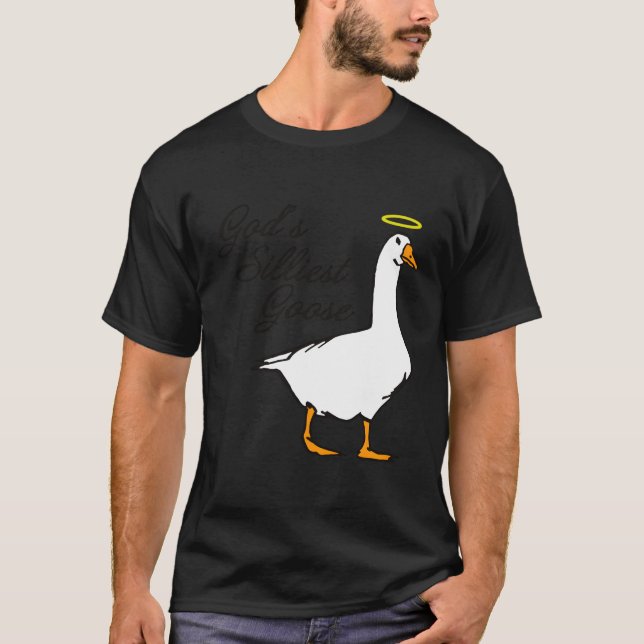 T-shirt L'Oie La Plus Malade De Dieu (Devant)