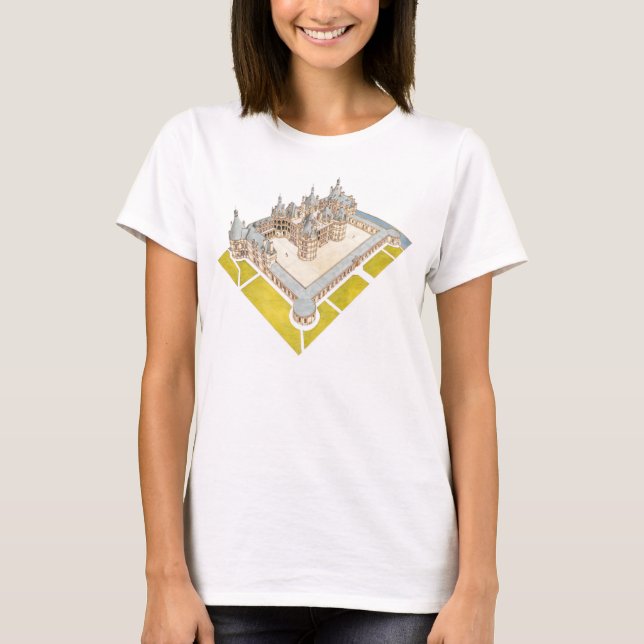 T-shirt Loir-et-Cher de Chateau de Chambord Chambord (Devant)
