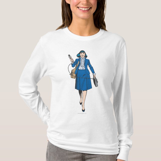 T-shirt Lois Lane with Microphone (Devant)