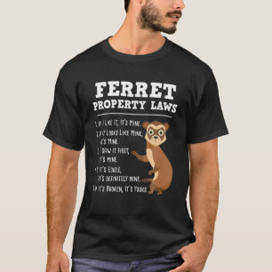 T-shirt Lois sur les propriétés de Ferret - Zoo Animal Fer