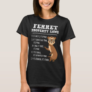 T-shirt Lois sur les propriétés de Ferret - Zoo Animal Fer