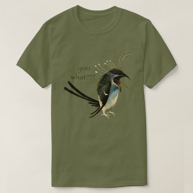 T-shirt L'oiseau de Jérôme Bosch (Design devant)