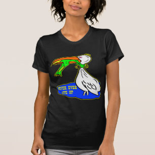 T-shirt L'oiseau d'obstruction de grenouille abandonnent