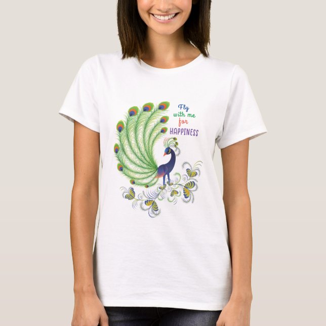 T-shirt "L'oiseau du bonheur" (Devant)