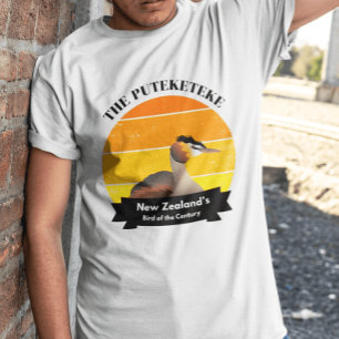 T-shirt L'oiseau du siècle de Puteketeke en Nouvelle-Zélan