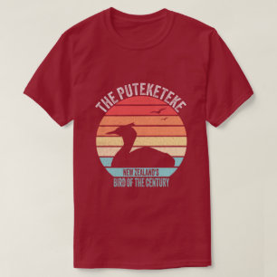 T-shirt L'oiseau du siècle de Puteketeke Nouvelle-Zélande