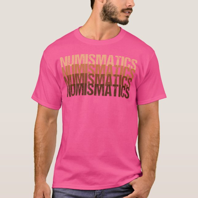 T-shirt Loisir Numismatique Monnaie Devise Collectionneur  (Devant)
