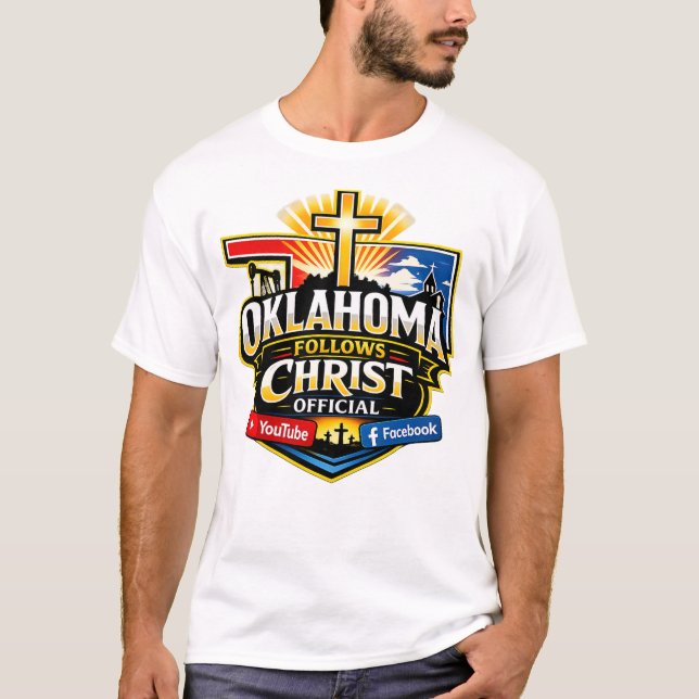 T-shirt L'Oklahoma suit le Christ officiel (Devant)