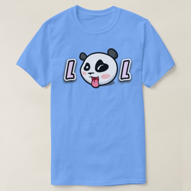T-shirt LOL Cute Panda face (Design devant)