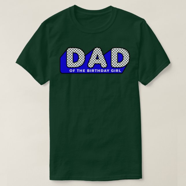 T-shirt LOL Surprise DAD de la fille d'anniversaire (Design devant)