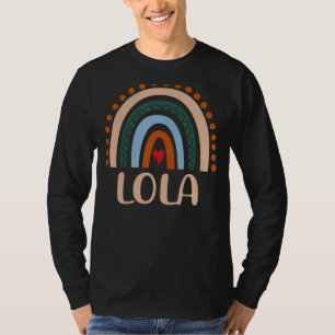 T-shirt Lola Arc-en-ciel Grand-mère mite Fête des mères Lo
