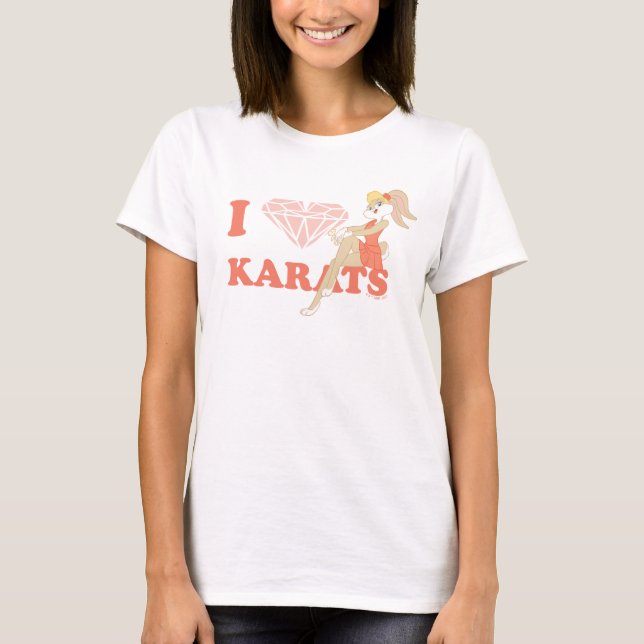 T-shirt Lola Bunny I Heart Karats (Devant)