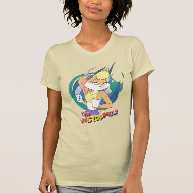 T-shirt Lola Bunny "Je ne peux pas arrêter" (Devant)
