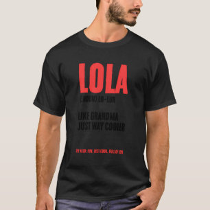 T-shirt Lola Définition Philippine Filipina Grand-mère