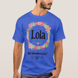 T-shirt Lola Meilleure grand-mère jamais Philippine