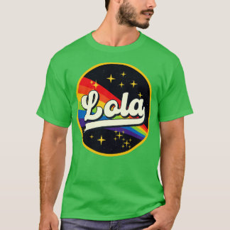 T-shirt Lola Rainbow Dans L'Espace Style Vintage