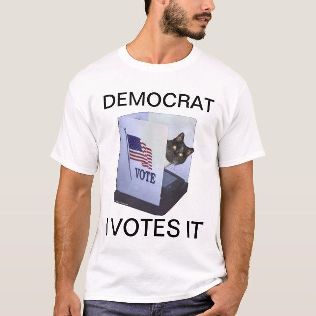 T-shirt LOLCAT Parti libéral démocrate (Devant)