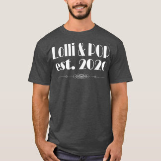 T-shirt Lolli Fondée 2020 Lolly Pop s grand-mère