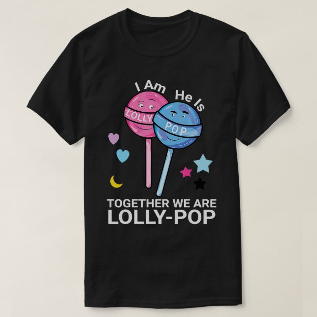 T-shirt Lolli Pop Grand-parents qui s'associent Couples Lo (Design devant)