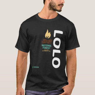 T-shirt Lolo Forêt Nationale Conception Verticale Montana