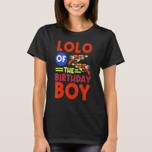 T-shirt Lolo Of The Birthday Boy Lazer Tag Anniversaire Pa