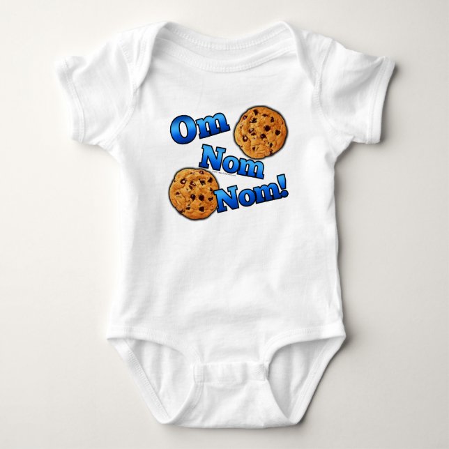 T-shirt L'OM Nom Nom, biscuits d'amour de Meme (Devant)