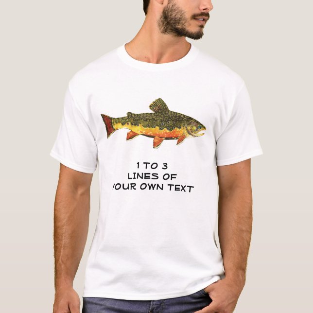 T-shirt L'omble de fontaine (Devant)