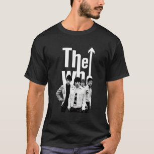 T-shirt L'Oms A Officialisé Bande Blanche Noire Des 60'S L