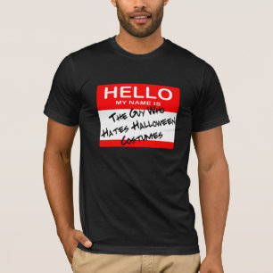 T-SHIRT L'OMS DE TYPE DÉTESTENT DES COSTUMES DE HALLOWEEN