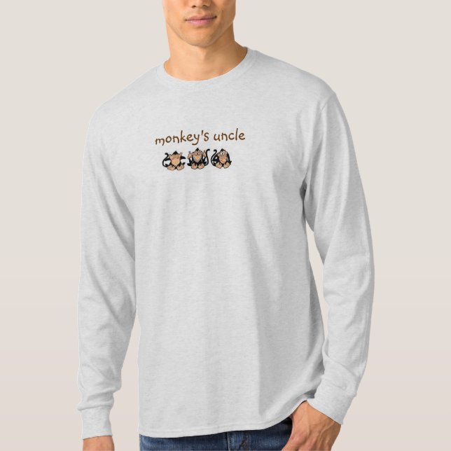 T-shirt l'oncle du singe (Devant)