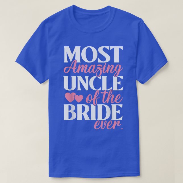 T-shirt L'oncle le plus Extraordinaire de la Mariage (Design devant)