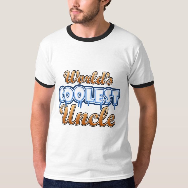 T-shirt L'oncle le plus frais du monde (Devant)