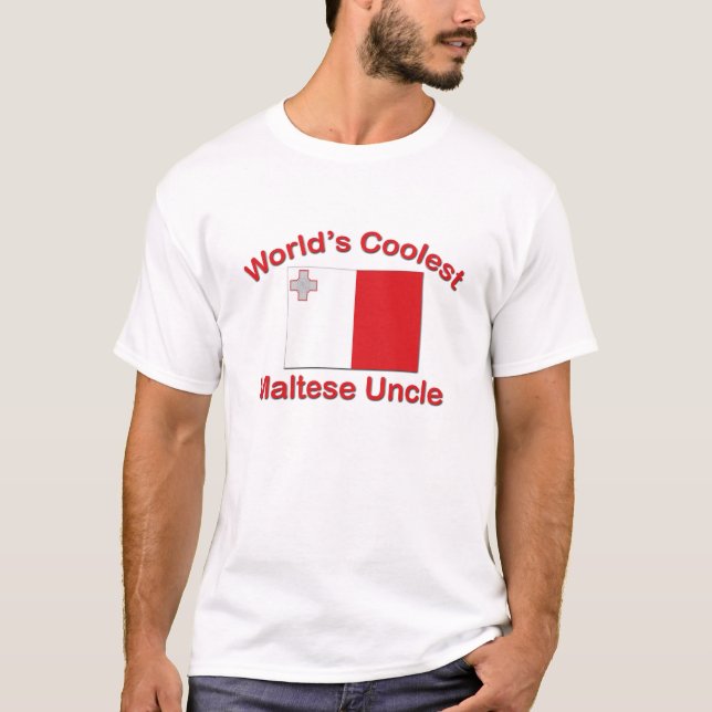 T-shirt L'oncle maltais le plus frais (Devant)