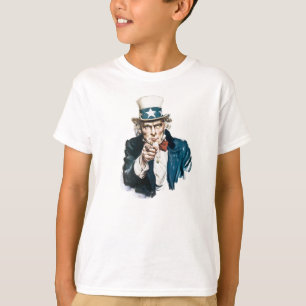 T-shirt L'Oncle Sam I veulent que vous customisiez avec