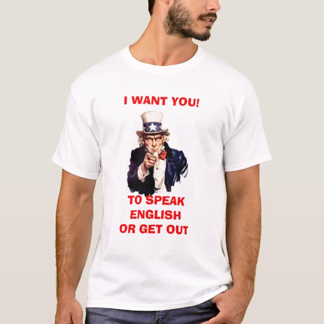 T-shirt L'Oncle Sam I VOUS VEULENT ! (Devant)