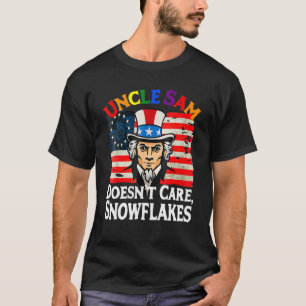 T-SHIRT L'ONCLE SAM NE SE SOURCIE PAS DES FLOCONS DE NEIGE