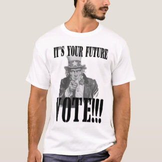 T-shirt L'Oncle Sam veut que vous VOTIEZ ! ! !